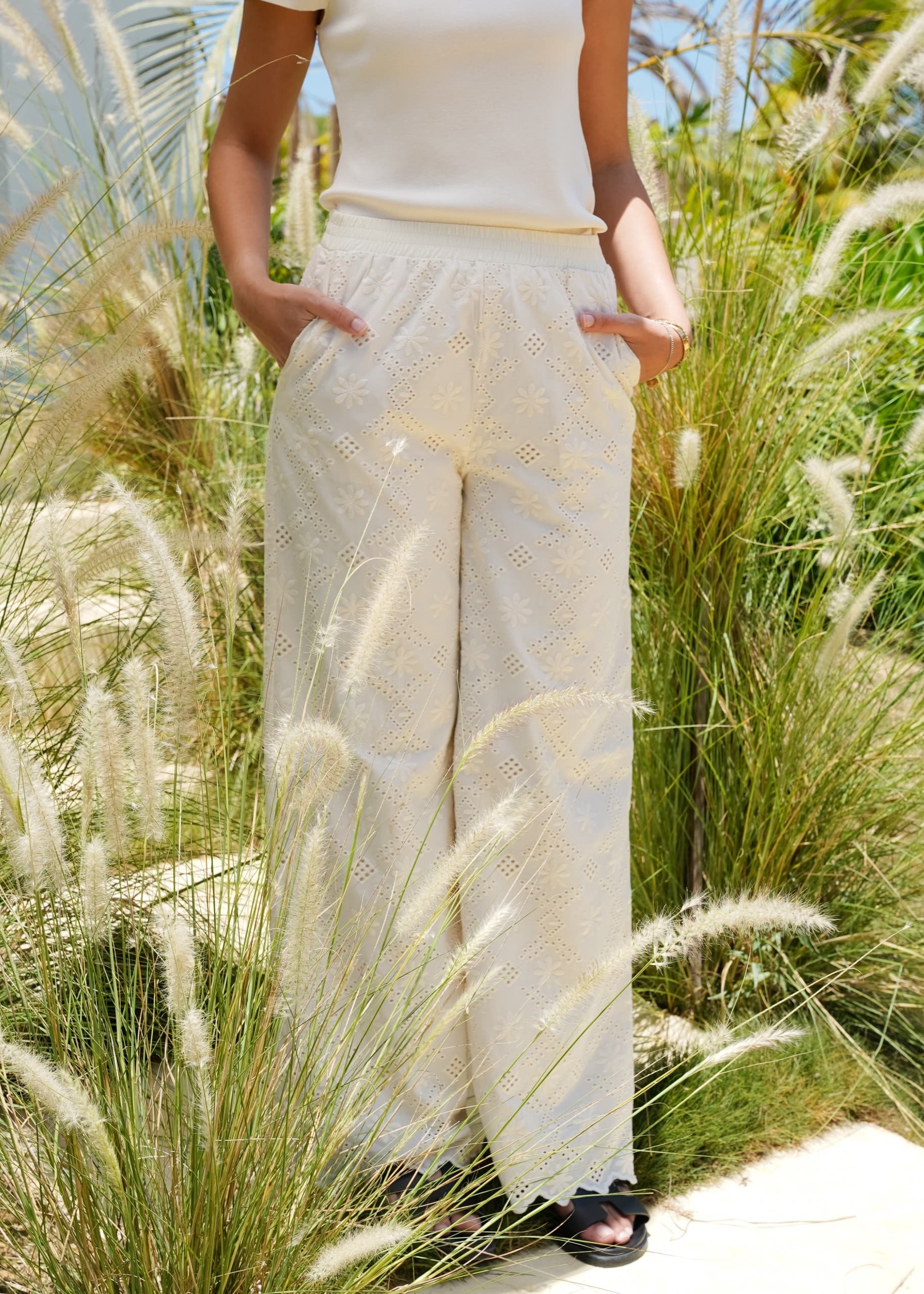 Pantalon Calado Crudo
